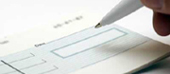 Pay for your order by cheque